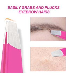 Pinzas para cejas Pinzas inclinadas de acero inoxidable Pinzas para depilación para mujeres y hombres - Product Image 6