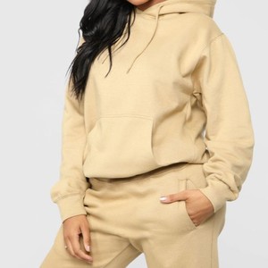 Nouveauté Ensemble de survêtement pour femmes d'hiver en coton respirant avec logo personnalisé - Product Image 4