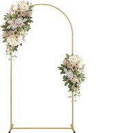 Haute qualité 7.2x7.2 FT carré arc de mariage toile de fond support 6.150kg métal ballon arc cadre élégant fleur support pour mariage