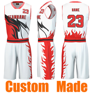 Uniforme de Baloncesto Personalizado 100% Poliéster, Transpirable, Antibacteriano, de Secado Rápido, Talla Grande, Sublimado, Unisex - Product Image 6