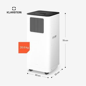 Aire Acondicionado Portátil de 7000 BTU para el Hogar, Control por Aplicación WiFi, 3 en 1: Refrigeración, Deshumidificador y Ventilador, para Habitaciones de 16-23 m2, 65 dB, Blanco - Product Image 6