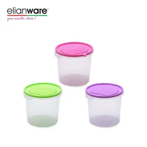 Elianware标准体积尺寸储物桶塑料桶塑料桶带手提器和可拆卸盖子