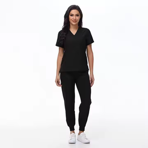 Nouvelle mode femmes et hommes Scrubs Joggers ensembles infirmières Scrubs bas avec des joggeurs en tissu tricoté extensible - Product Image 5