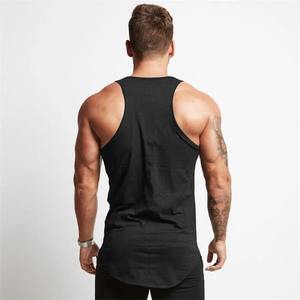 Custom <b>Men</b> Acid Wash <b>Black</b> Blank Oversized <b>Vest</b> 95% Cotton 5% Spandex Crewneck Screen Printing tank Tops - Product Image 4