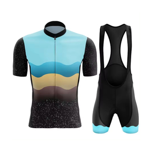 NUEVO 2024 Ropa de ciclismo Jersey Set Summer MTB Suit Race Road Bike Ropa Bib Gel Pad Sublimación personalizada Todo el diseño - Product Image 3