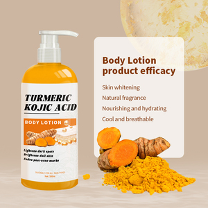 MIDUO fabbrica 500ml di curcuma biologica e acido Kojic lozione per il corpo per macchie scure-pelle luminosa in <span class=keywords><strong>4</strong></span> settimane di lozione per il corpo liscia della pelle - Product Image 3