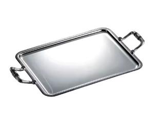 Plateau de service en métal de conception classique, écologique, avec revêtement en poudre, sur mesure, pour la maison, l'hôtel, la restauration, pour servir des fruits - Product Image 2