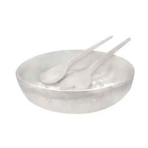 Centro de Mesa de Resina Ámbar Translúcida, Pulido a Mano, con Patrón de Caparazón de Tortuga, Decoración de Hogar de Lujo, Bandeja Moderna para Servir Frutas - Product Image 5