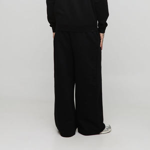 2025 nouveau arrivé 100% coton toile coupe décontractée jambe large pantalons de survêtement hiver tenue décontracté couleur personnalisée hommes pantalons lavés - Product Image 3