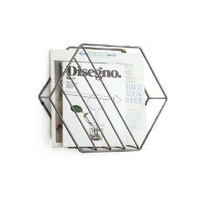 Top Trending <b>Free</b>-<b>Standing</b> Magazine Storage Rack Creative Handle <b>Bookshelf</b> Home Storage Metal Shelf Rack Display - Product Image 4