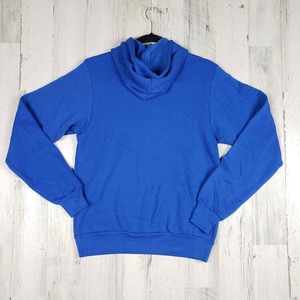 Pullover Royal Blue Hoodies Bella Canvas Custom Embossed Logo Hoodie 400GSM Vintage Mineral Wash Oversize Streetwear Blanks - Product Image 4