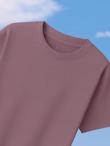 Haute qualité 240 GSM goutte épaule poids lourd T-shirt de luxe blanc O cou coton personnalisé Streetwear surdimensionné T-shirt respirant - Product Image 2