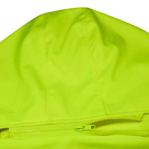Veste softshell sur mesure vêtements de travail uniforme haute visibilité vêtements de travail fluorescents vestes softshell zippées fermeture éclair haute visibilité - Product Image 4