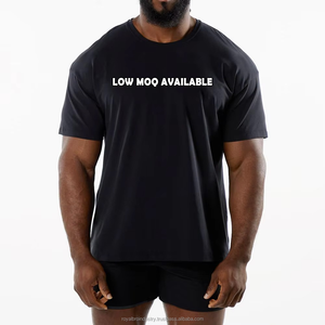 Tout nouveau 2025 haute qualité Gym 210gsm séchage rapide sport sweat 100% coton Fitness T-Shirt pour hommes - Product Image 5