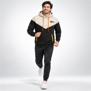 Sweat à capuche homme coupe classique sans coutures 100% coton, tissu haute performance hiver, faible MOQ - Product Image 3