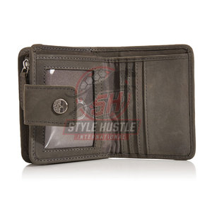 2026 High Quality Pakistan Manufactured Men Genuine Leather <b>Wallets</b> Cheap Price Wholesale Men Leather <b>Wallet</b> - Product Image 6