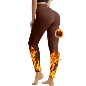 Leggings imprimés personnalisés pour femmes OEM logo en tissu extensible respirant parfait pour les événements de fitness et la vente au détail - Product Image 4