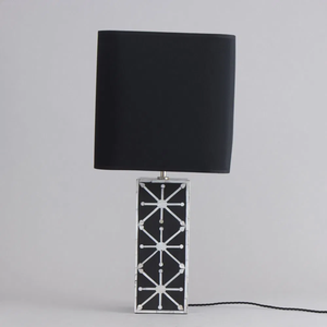 De belles lampes incrustées d'os dans des motifs de style mosaïque avec des détails complexes sont offertes en gros pour les magasins de décoration intérieure en gros - Product Image 5