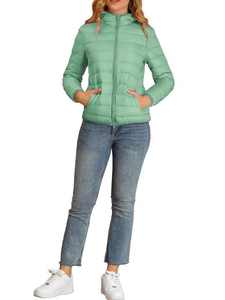 Haute qualité femmes hiver mode chaud à capuche léger à manches longues vers le bas compressible doudoune - Product Image 5