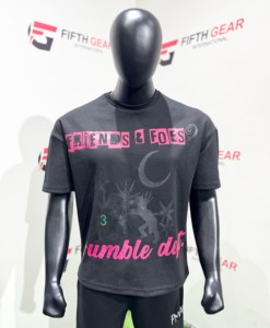 T-shirt personnalisé pour hommes 100% coton de qualité supérieure col rond respirant et coupe surdimensionnée avec impression de logo - Product Image 1