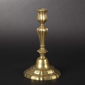 Set of ornate metal <b>candle</b> holders with antique finish designed to elevate the <b>aesthetic</b> of mantels shelves or altars - Product Image 1