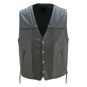 RECORD,S Hot Street Style Chaleco de cuero Ropa informal al aire libre Chaleco de moda para hombres 2025 - Product Image 1