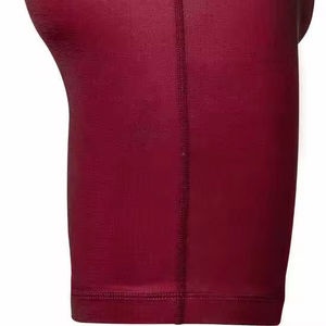 Justaucorps de lutte imprimés par transfert thermique, extensibles, en polyester et élasthanne, respirants, à séchage rapide, avec devant uni - Product Image 2