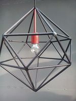 Collection Iqbal : Vente Flash – Lampes Suspendues Nordiques Modernes Industrielles en Rotin et Osier, Cage Artistique, Lampe de Table Suspendue, Support d'ampoule LED E27