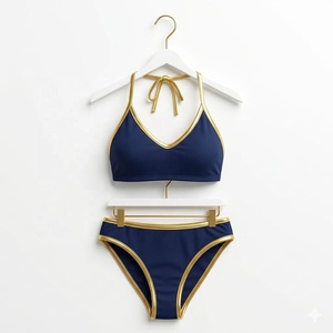 Maillots de bain personnalisés pour femmes, maillots de bain taille haute écologiques, maillots de bain sexy, bikinis - Product Image 2