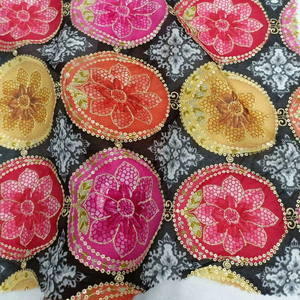 Vestido de lujo estampado elegante de tela de Chinon de viscosa 100% de calidad superior y Material Lehenga para niñas - Product Image 2