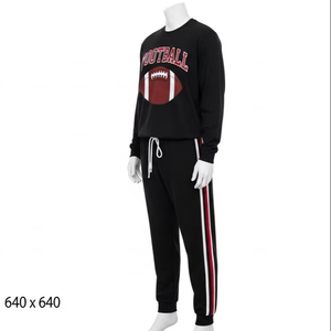 Vêtements de sport de football américain grande taille, tissu polyester, impression par transfert thermique, respirant, vêtements d'entraînement et de jeu, vente en gros - Product Image 5