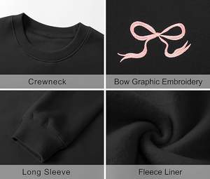Neckband Custom logo print Unisex Oversized Cotton Softness Women Mock Neck Varsity Pullover Sweatshirt Hoodies - Product Image 5