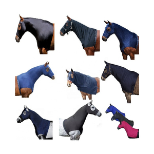 Comfortable Adjustable Spandex Horse Hood Protective Gear for Horse Care - Product Image 4