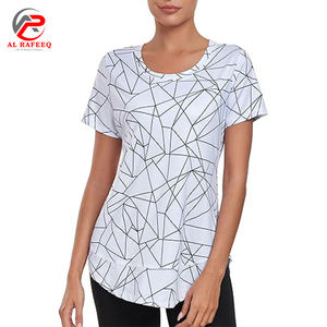 T-shirt décontracté à col rond pour femme, coupe classique, 100% coton biologique, été, manches courtes unisexes, tissu 200g avec impression de logo personnalisé - Product Image 1