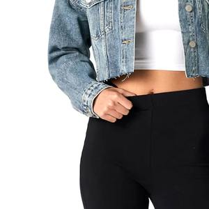 Vestes en jean à manches longues pour adultes, vente en gros, vêtements d'extérieur pour femmes, veste en jean pour femmes de haute qualité - Product Image 2