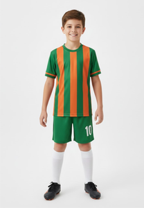 Ensemble d'uniformes de football haut de gamme, maillot personnalisé, short, tenue de sport, kit pour équipes de club, entraînement, match, vêtements de jeu, 100% polyester respirant - Product Image 3