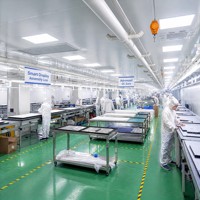 Harga Pabrik Televisi LED Tanpa Bingkai 65 Inci 4K 60Hz Panel BOE CSOT A+ Smart TV untuk Proyek