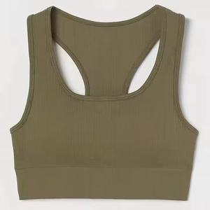 Sujetador deportivo transpirable de alta sujeción para mujer, con espalda cruzada, ideal para gimnasio y yoga, venta al por mayor - Product Image 4