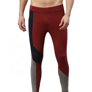 Pantalons de compression à prix avantageux, fournisseur direct d'usine, logo personnalisé, pantalons de compression pour adultes - Product Image 1