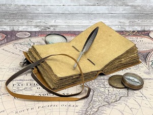 Journal en cuir relié en spirale fil de cahier couture selle couture parfait cadeau d'anniversaire d'anniversaire pour femme de mari - Product Image 3