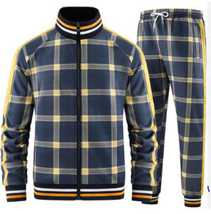 Conjunto Deportivo de 2 Piezas para Hombre, Corte Regular, Color Sólido, Ecológico, Transpirable, con Capucha, Cierre Completo, para Correr, Hacer Ejercicio, Deportes de Invierno - Product Image 1