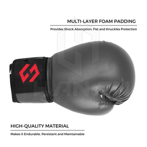 Recién llegado, guantes de boxeo de cuero de alta calidad, ajuste cómodo para principiantes y entrenadores, venta al por mayor - Product Image 6