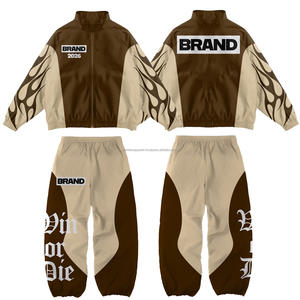 Conjunto de Pantalones Cortos y Chaqueta Cortavientos para Hombre 2025, Traje Deportivo Ligero de Nailon para Hombre, Atuendo de Verano, Trajes Cortavientos - Product Image 2