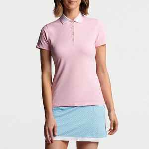Nouveaux t-shirts de golf pour femmes tendance de la meilleure qualité Logo personnalisé Vêtements de fitness confortables Prix ​​bas T-shirts de golf décontractés pour femmes - Product Image 1
