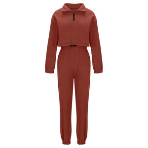 Venta al por mayor Casual Sudadera con capucha y Jogger Chándal Conjunto para las mujeres, cómodo y elegante para cada ocasión Chándales de las mujeres - Product Image 2