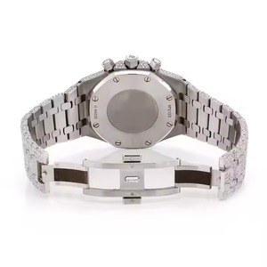 Montre mécanique automatique pour hommes de haute qualité personnalisable VVS Moissanite diamant classique luxe Style Hip Hop 20mm montre à breloque - Product Image 6