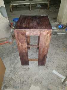 Silla de madera hecha a mano con acabado natural para el hogar, lado de la piscina, Hotel, playa, café, uso personalizado, sillas para comedor escolar de granja - Product Image 3