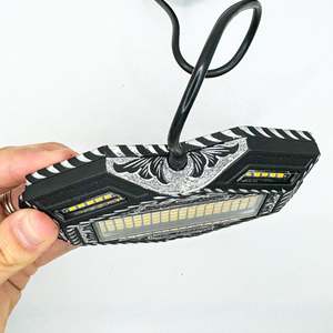 ไฟส่องหินแบบกันน้ำ North Georgia Lighting แกะสลักด้วยมือ 150 LED อะลูมิเนียมชุบอโนไดซ์ สีขาวบริสุทธิ์ ชุด 4 ชิ้น - Product Image 2