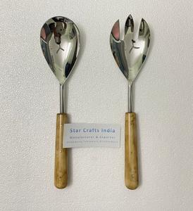 Juego de cubiertos de acero inoxidable de lujo para hoteles y restaurantes Cubiertos con mango grueso para fiestas - Product Image 2