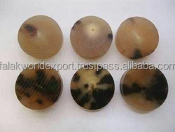 Design unique 100% bouton en corne de buffle naturel Technique brute Style animal pour manteau et décoration de la maison Falak World Export - Product Image 2